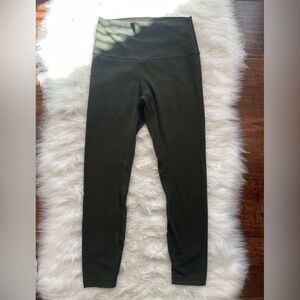 lululemon athletica Olive Green High-Rise Leggings
